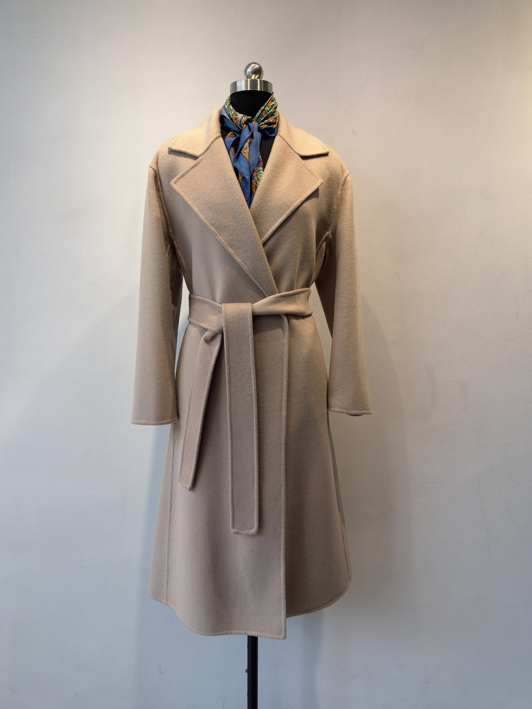 Damen Schicker Maßgeschneiderter Wollmischmantel Drune