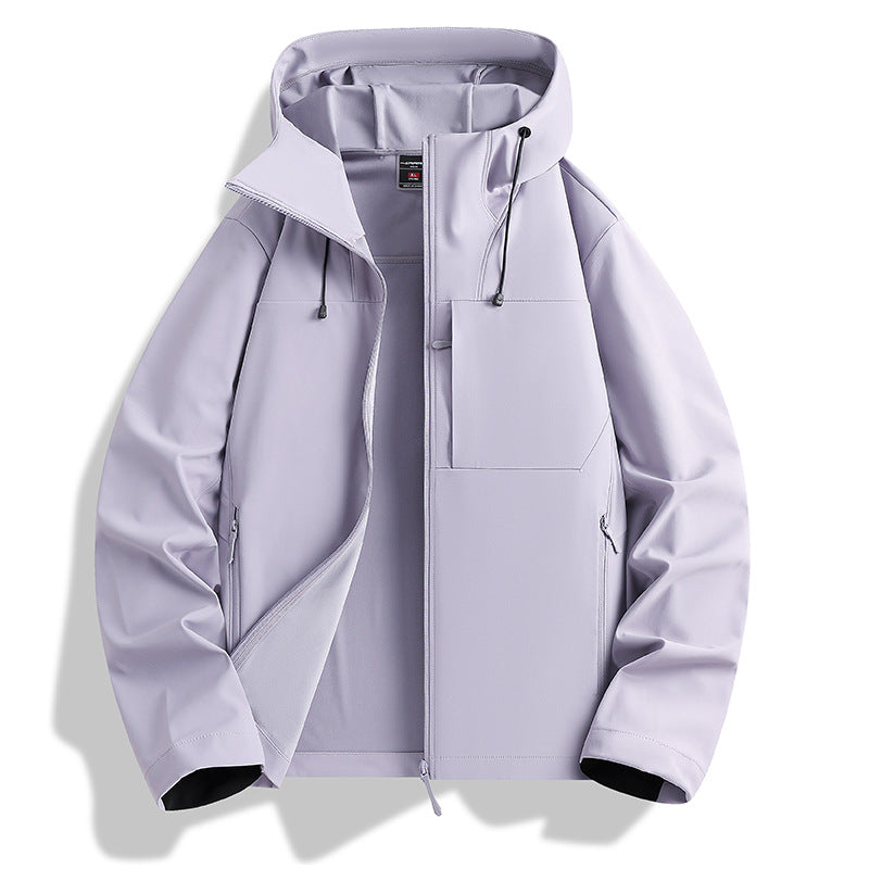 Herren Leichte und wasserdichte Outdoor-Jacke Drune