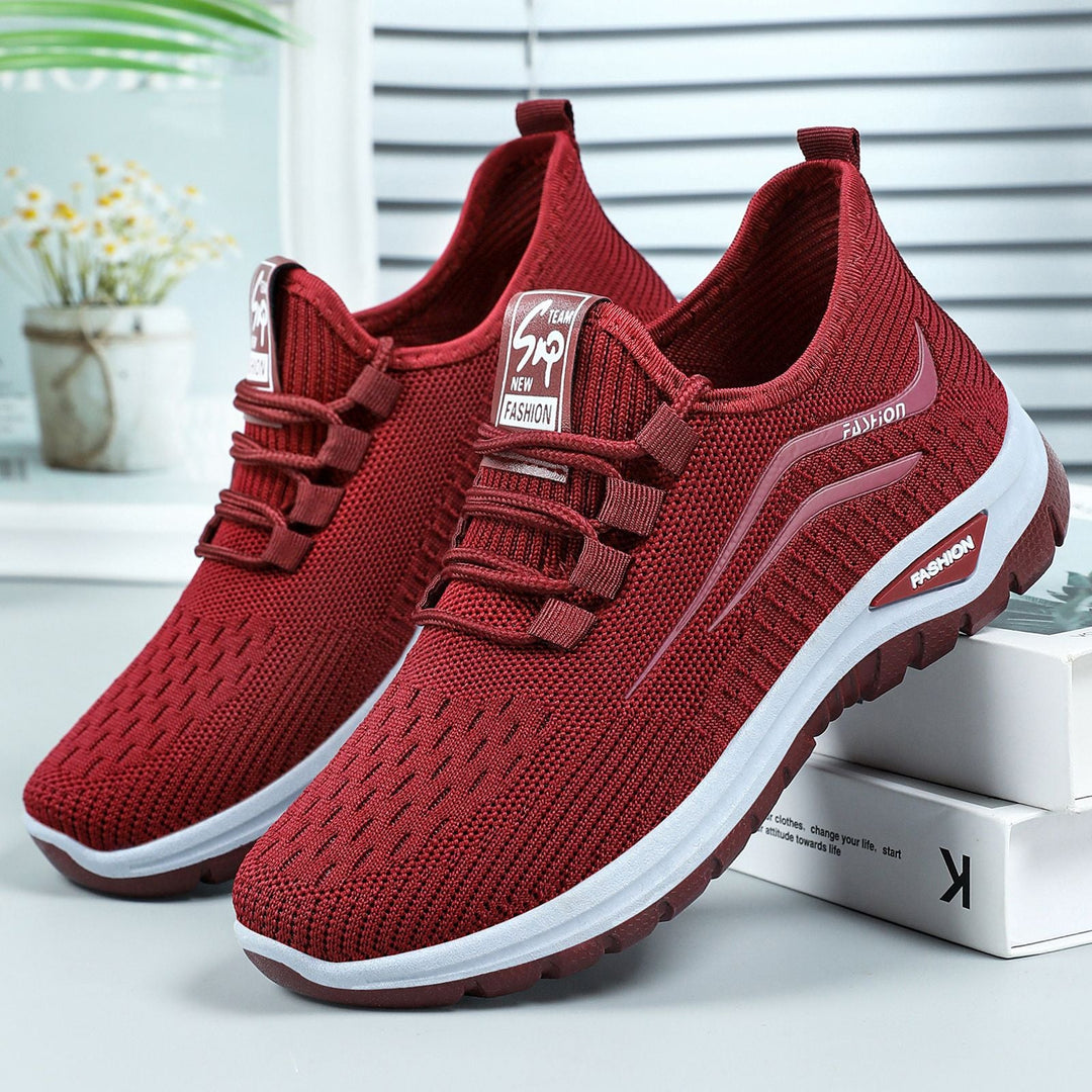 Damen Hochwertige und atmungsaktive Sportschuhe mit elastischem Einschlupf Drune