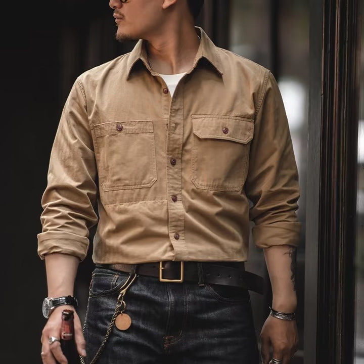 Herren Utility-Hemd mit Brusttaschen Drune