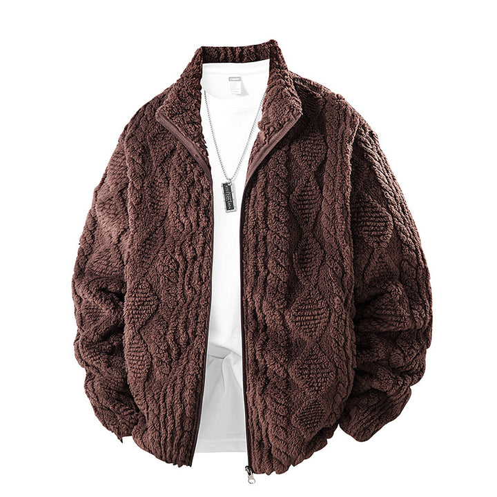 Herren Kuschelige Fleecejacke Drune