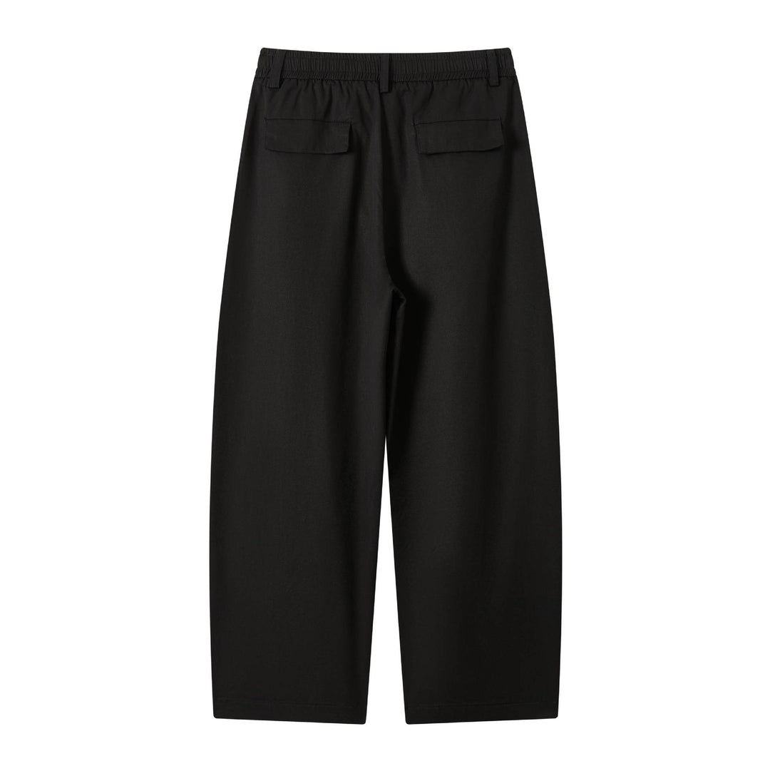 Damen weite Culotte-Hose mit elastischem Bund und Tunnelzug Drune