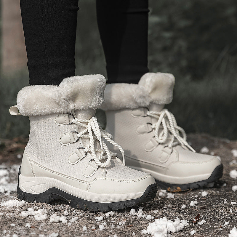 Damen Gefütterte knöchelhohe Winterboots Drune