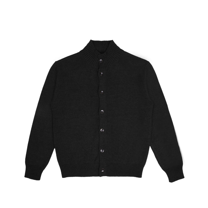 Herren Strickjacke mit Stehkragen und Knopfleiste Drune
