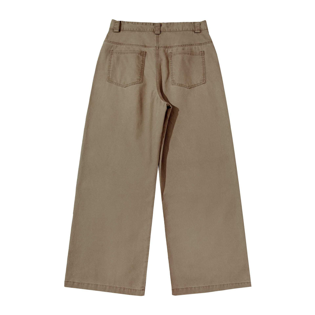 Damen High‑Waist Cargoculotte mit geraden Panelnähten Drune