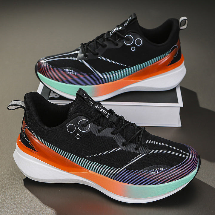 Unisex leichte Performance-Laufschuhe mit sockenähnlichem Strickschaft, reaktiver Hohlkern-Dämpfung und griffiger Profilaußensohle Drune