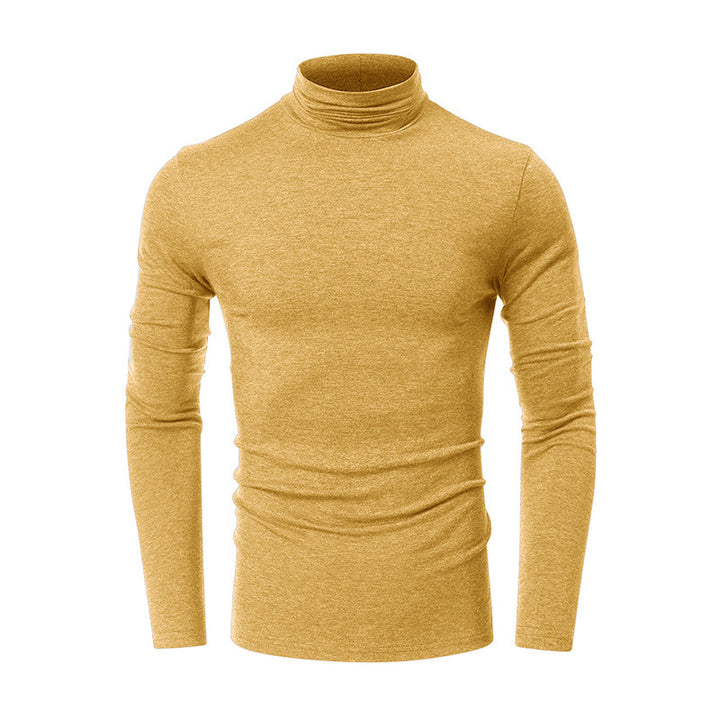 Herren Rollkragenpullover aus elastischem Baumwollmix Drune