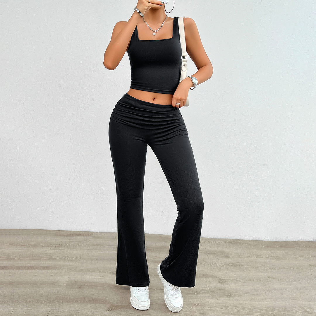 Damen Sportliches Zweiteiliges Set Drune