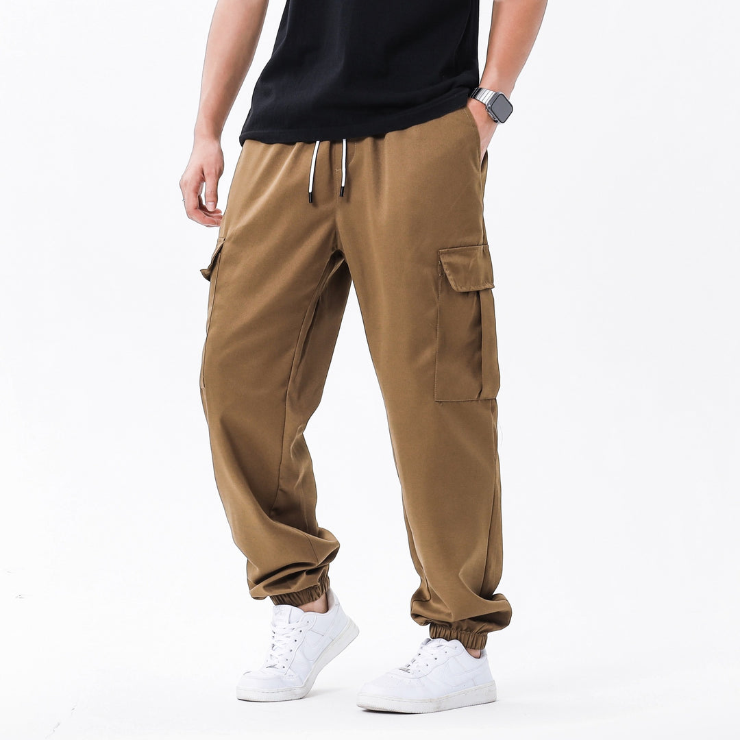 Herren Multifunktionale Cargohose mit elastischem Bund und praktischen Taschen Drune