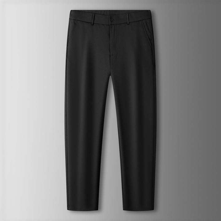 Herren Schlanke Business-Casual Chinohose mit tapered Bein und Stretchanteil Drune
