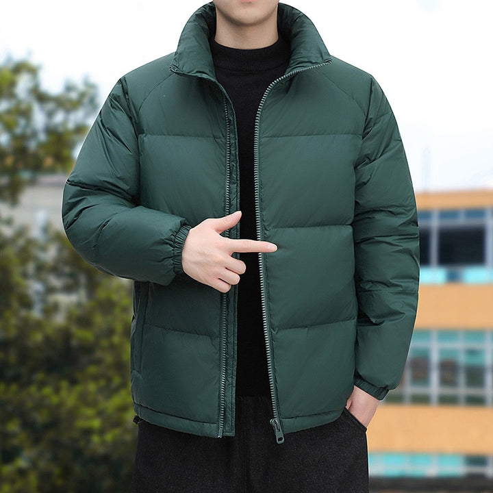 Herren Kurz geschnittene Thermoregulierende Steppjacke mit hohem Stehkragen & Zwei-Wege-Reißverschluss Drune