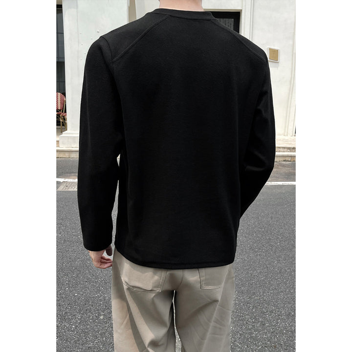 Herren Bequemer Langarm-Pullover Drune