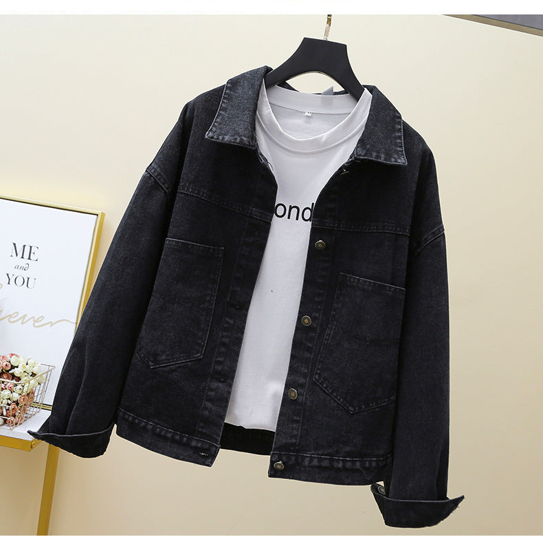 Damen Denimjacke mit großen aufgesetzten Taschen Drune