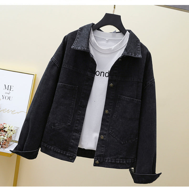 Damen Denimjacke mit großen aufgesetzten Taschen Drune
