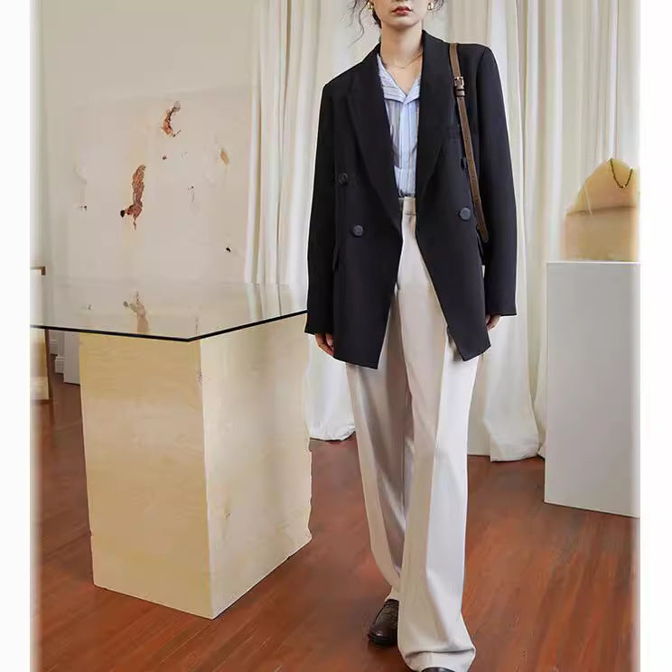 Damen Eleganter doppelter Blazer Drune