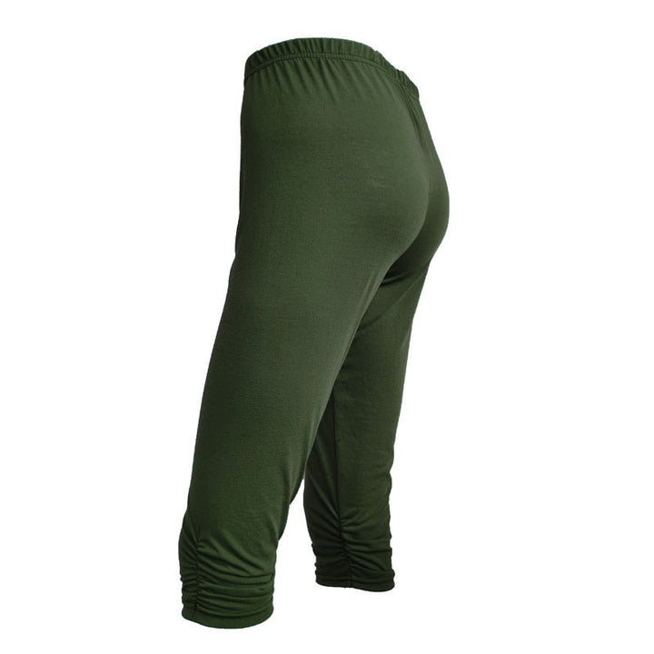 Damen Leichte Sport Capri Leggings Drune