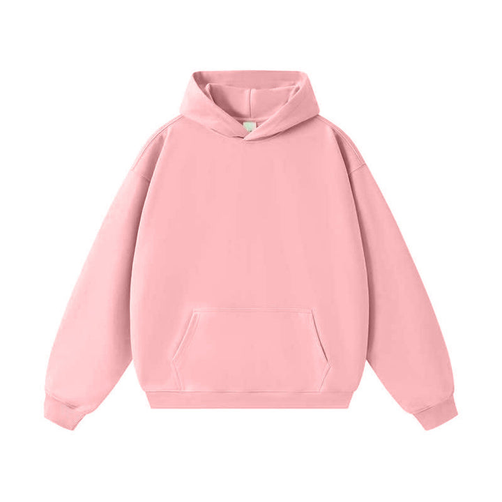 Unisex Oversize-Kapuzenpullover mit Kängurutasche und Raglanärmeln Drune