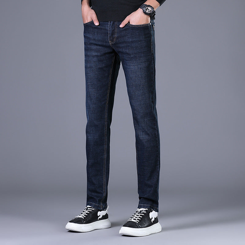 Damen Elastische Slim‑Straight-Jeans mit hohem Komfortbund Drune