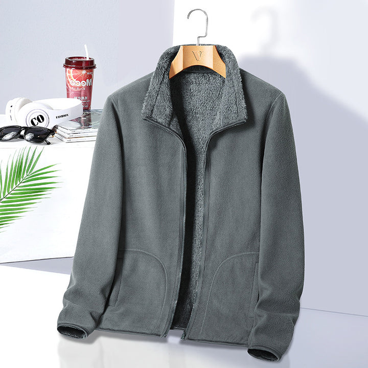 Damen Fleecejacke mit hohem Kragen Drune
