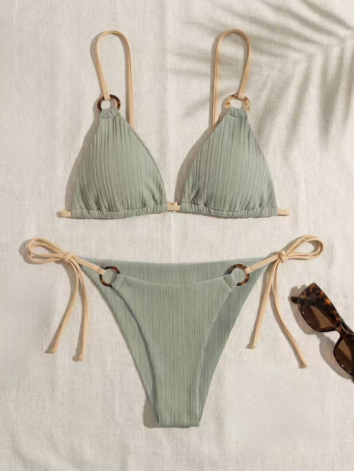 Damen Dreiecksbikini mit verstellbarem Träger Drune