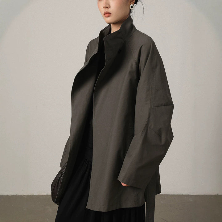 Damen Modische Langjacke Drune