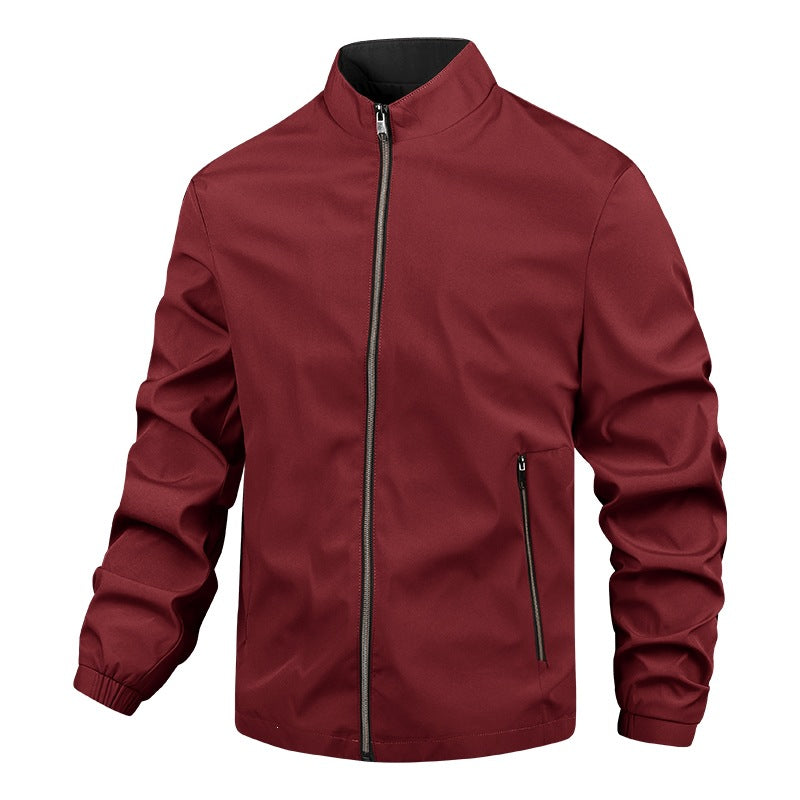 Herren Leichte Übergangsjacke mit hochgeschlossenem Kragen Drune 1787738638