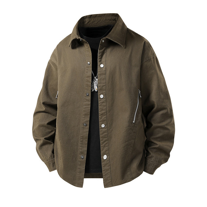 Herren Lässige Utility-Jacke Drune