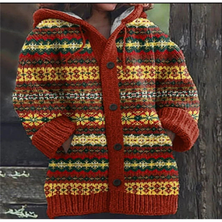 Drune | Streifenmuster-Cardigan