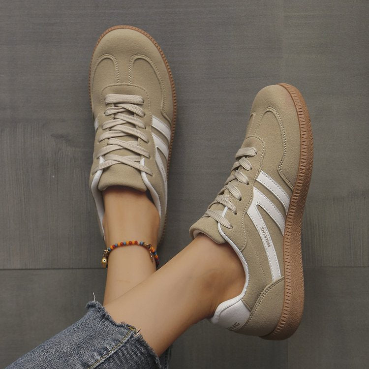 Damen Retro-inspirierte Schnür-Sneaker mit gepolstertem Komfortfußbett Drune
