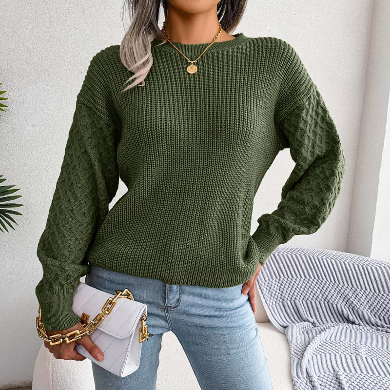 Drune | Einfarbige Strickpullover