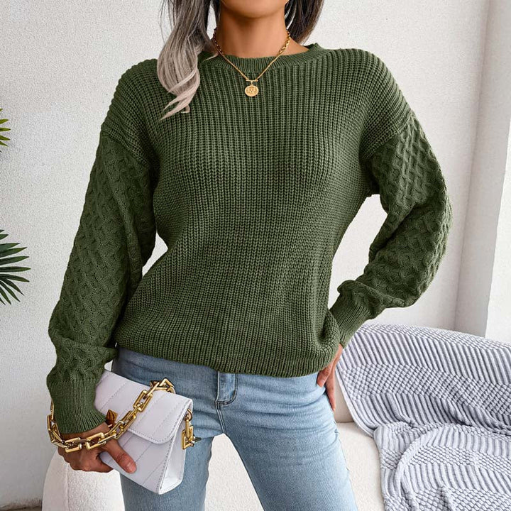Drune | Einfarbige Strickpullover