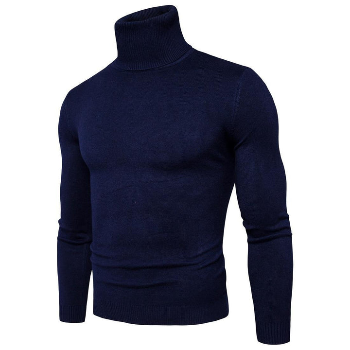 Herren nan figurbetonter Rollkragenpullover aus Feinstrick mit elastischer Passform Drune