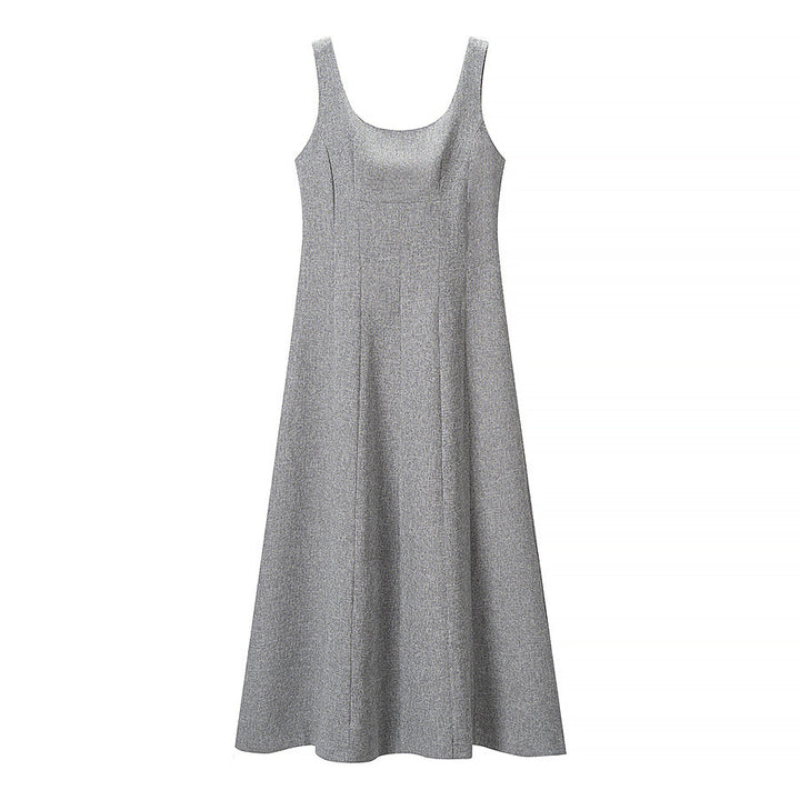 Damen Elegantes zweiteiliges Wollmisch-Kostüm mit tailliertem Kurzblazer und ausgestelltem Midirock Drune