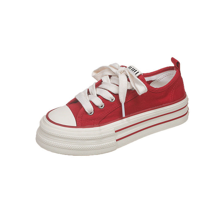 Damen Sportliche Sneakers mit robuster Sohle und atmungsaktivem Canvas von Drune