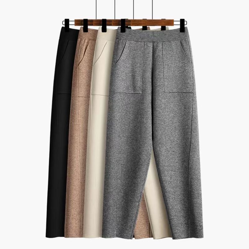 Damen Modische und bequeme Stoffhose Drune