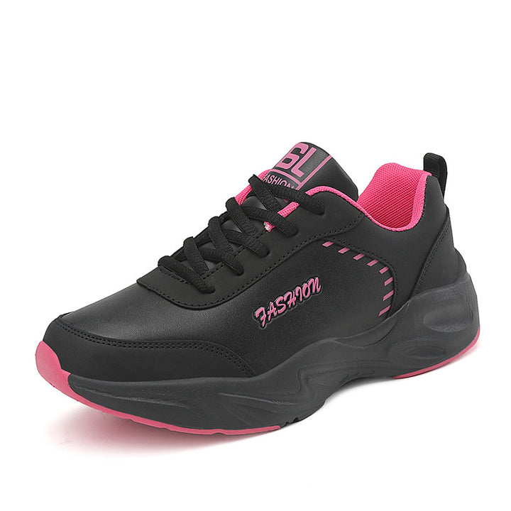 Damen nan voluminöse Sneaker mit gepolstertem Kragen und stoßabsorbierender Sohle Drune