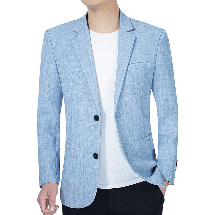 Herren Leichtes Slim-Fit Sakko aus LeinenmischgewDrunee mit Halbfütterung Drune