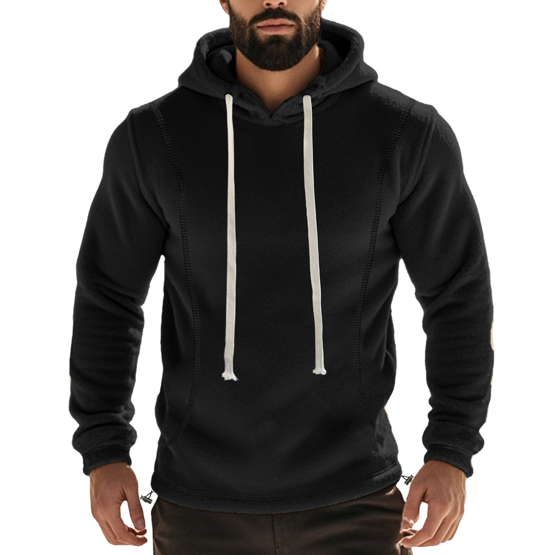 Herren bequemer Kapuzenpullover aus Kuschelmaterial Drune