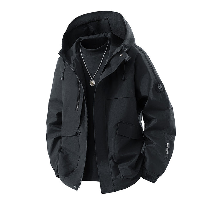 Herren Hochwertige Funktionsjacke mit Kapuze Drune
