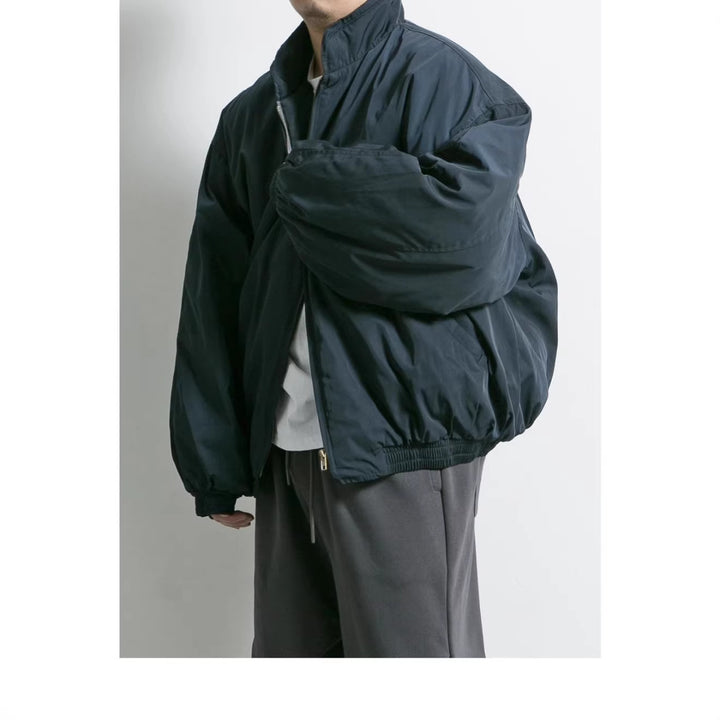 Herren Leichte Steppjacke mit hohem Kragen Drune