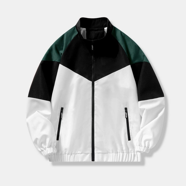 Herren Sportliche Übergangsjacke mit hohem Kragen und Reißverschluss Drune