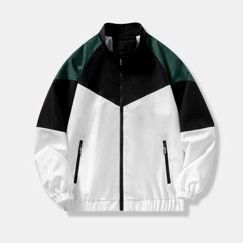 Herren Sportliche Übergangsjacke mit hohem Kragen und Reißverschluss Drune