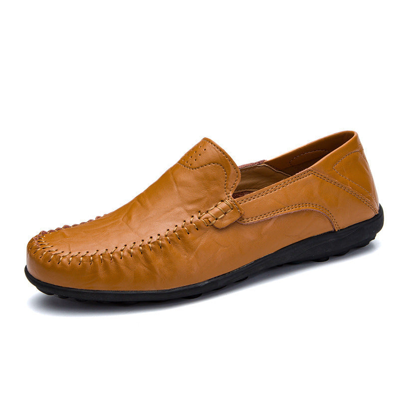 Damen Elegante Mokassins aus hochwertigem Leder mit handgenähten Details Drune