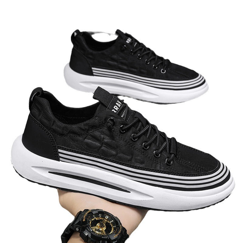 Herren Urbaner Chunky-Sneaker mit gestreifter Zwischensohle und gepolsterter Fersenkappe Drune
