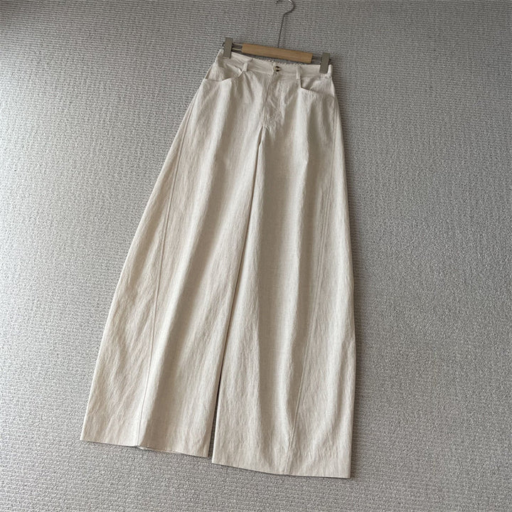 Damen Weite Leinenhose Drune 1789268742