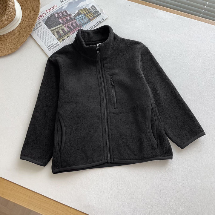 Damen Fleecejacke mit hochschließendem Kragen und praktischen Reißverschlusstaschen Drune