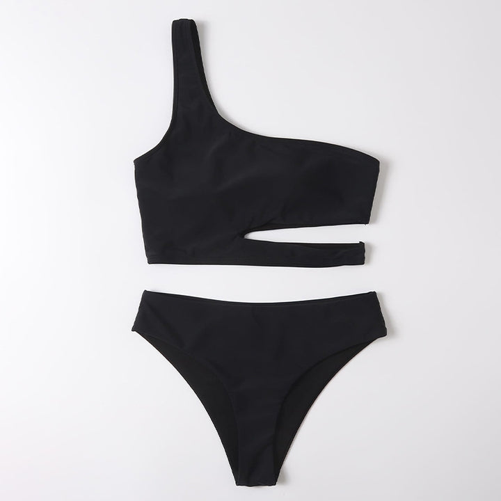 Damen Einseitiger Bikini mit innovativem Cut-Out Drune