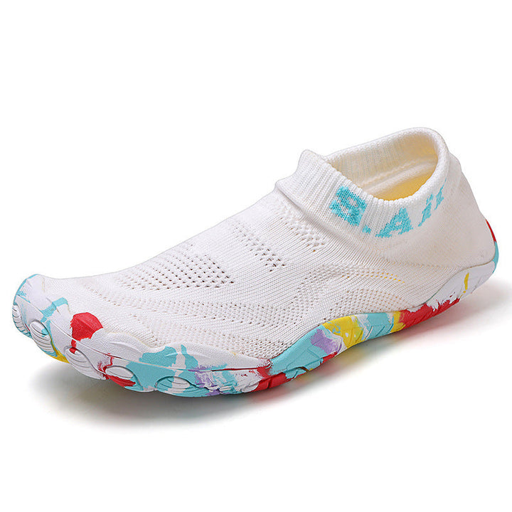 Unisex nan ultraflexibler Strick-Sockenschuh mit anatomischer Mehrzonen-Gummisohle und schnelltrocknender Konstruktion Drune