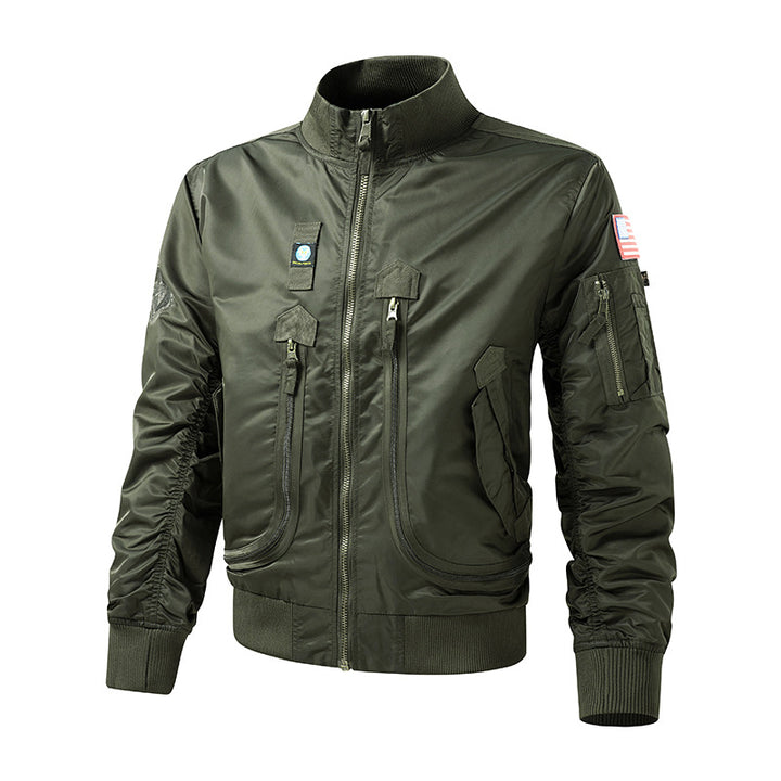Herren Winddichte und Warme Outdoor-Jacke Drune