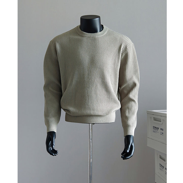 Damen Modischer Grobstrickpullover Drune